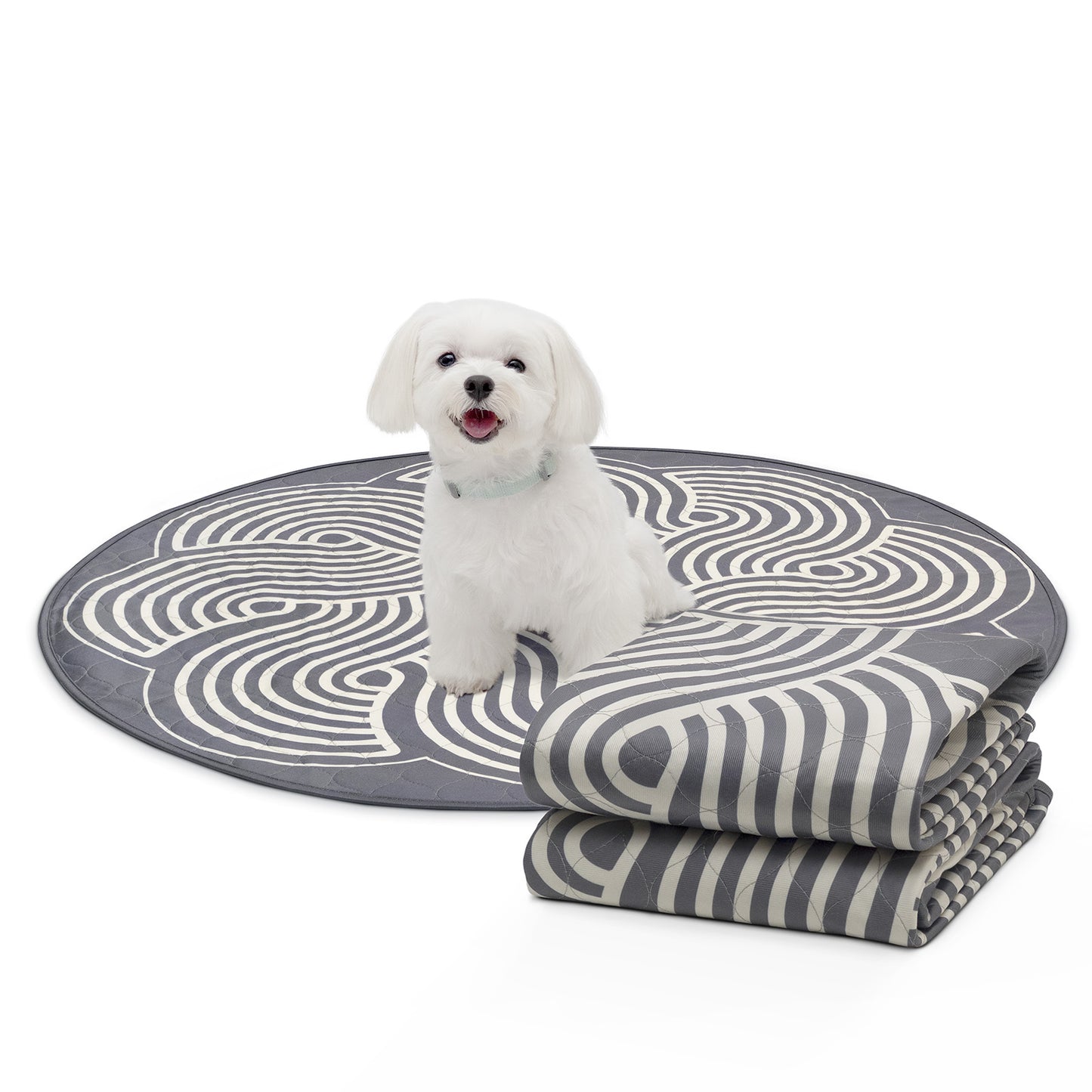 Round Designer Dog Pads
