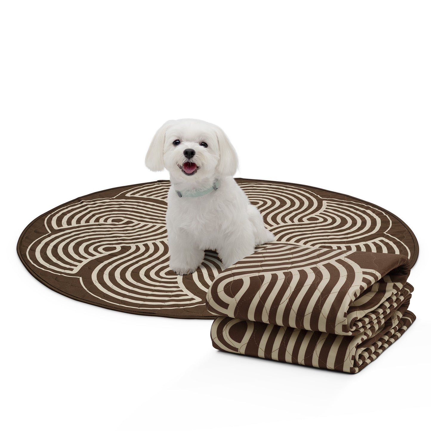 Round Designer Dog Pads