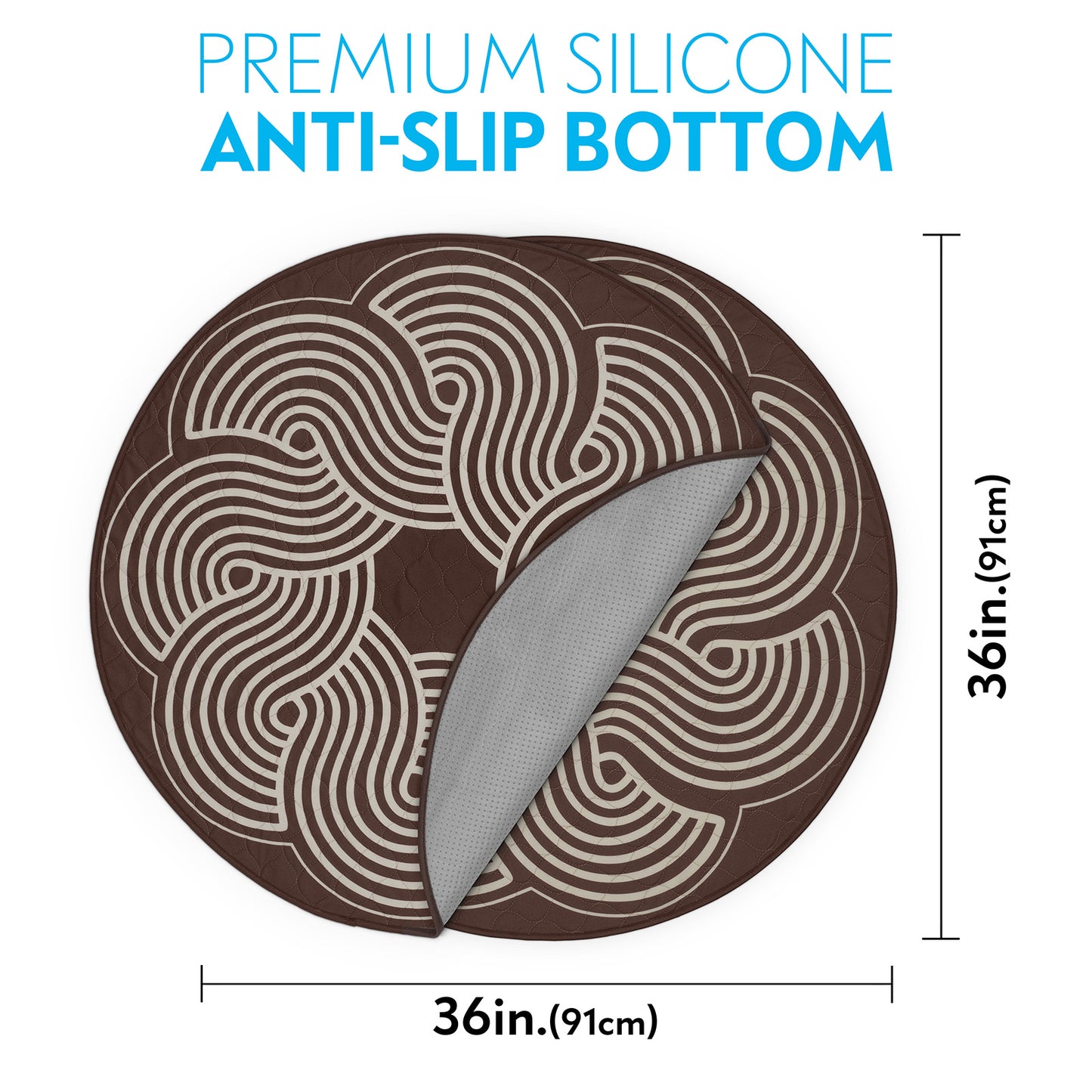 Round Designer Dog Pads