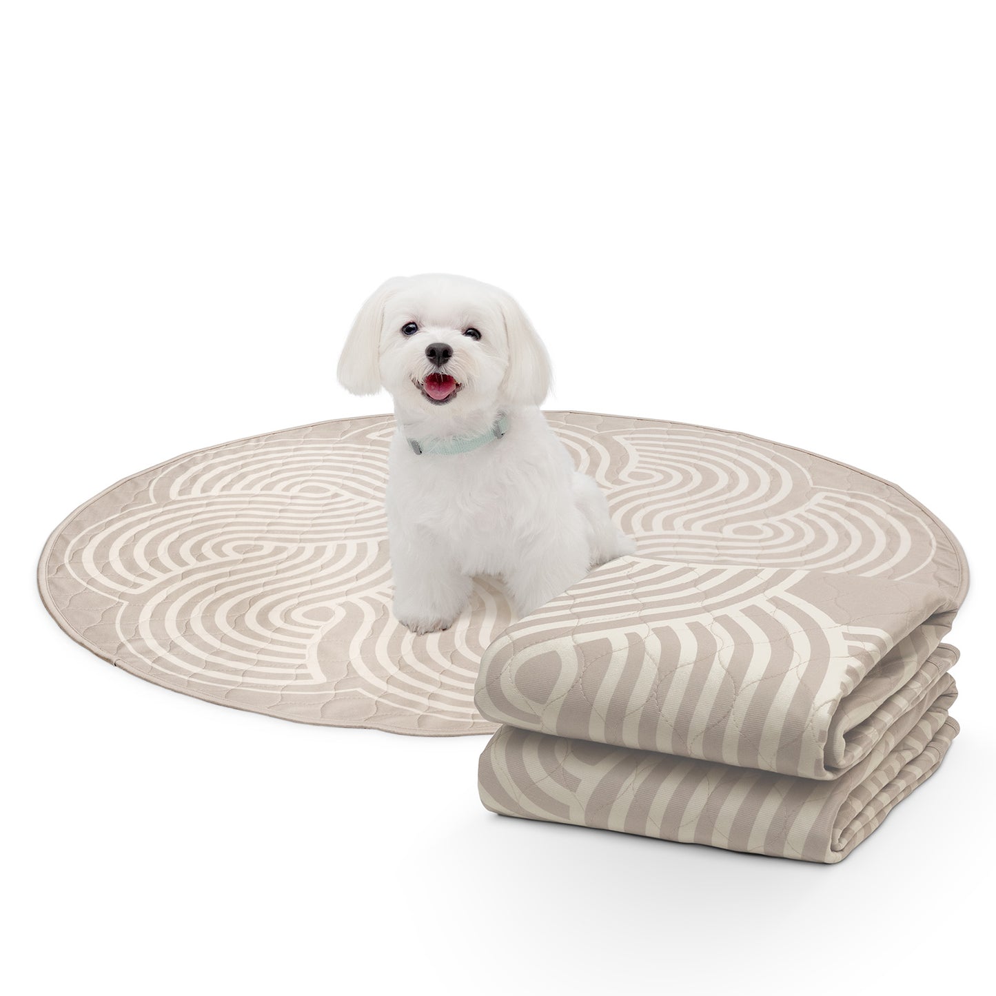 Round Designer Dog Pads