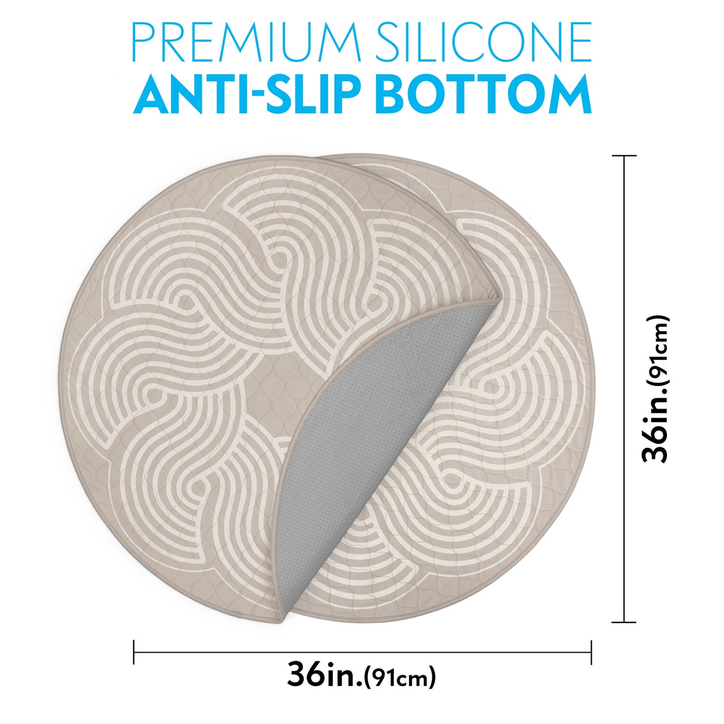 Round Designer Dog Pads