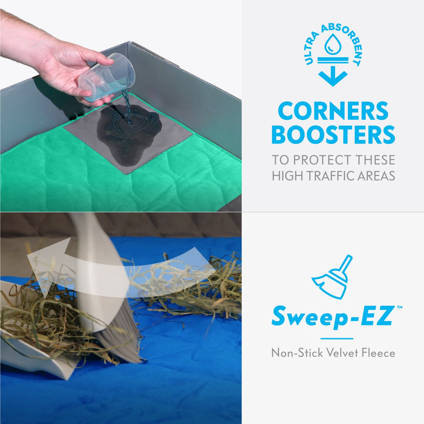 PopCorner® Washable Guinea Pig Cage Liners