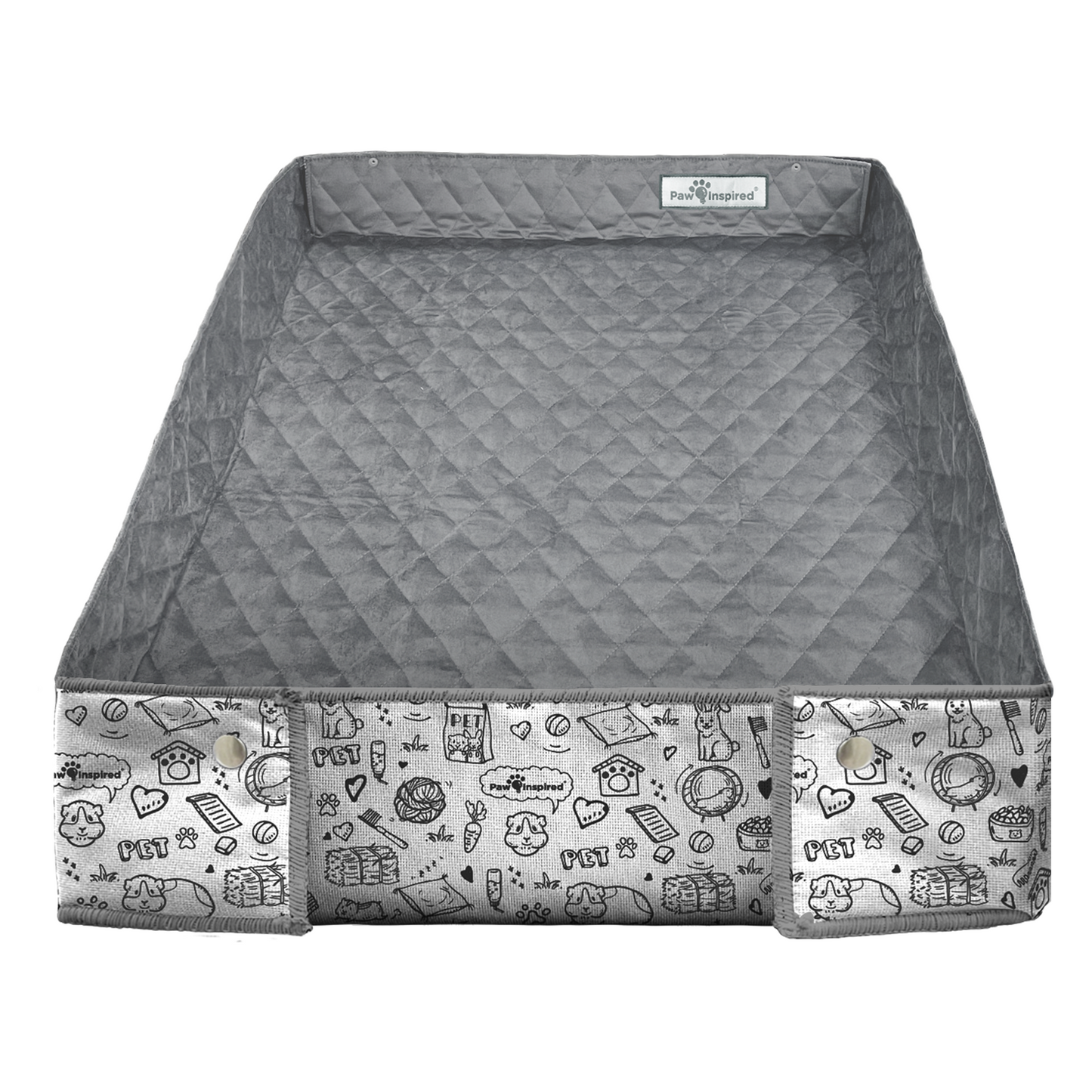 Critter Box® Washable Guinea Pig Cage Liner with Raised Sides