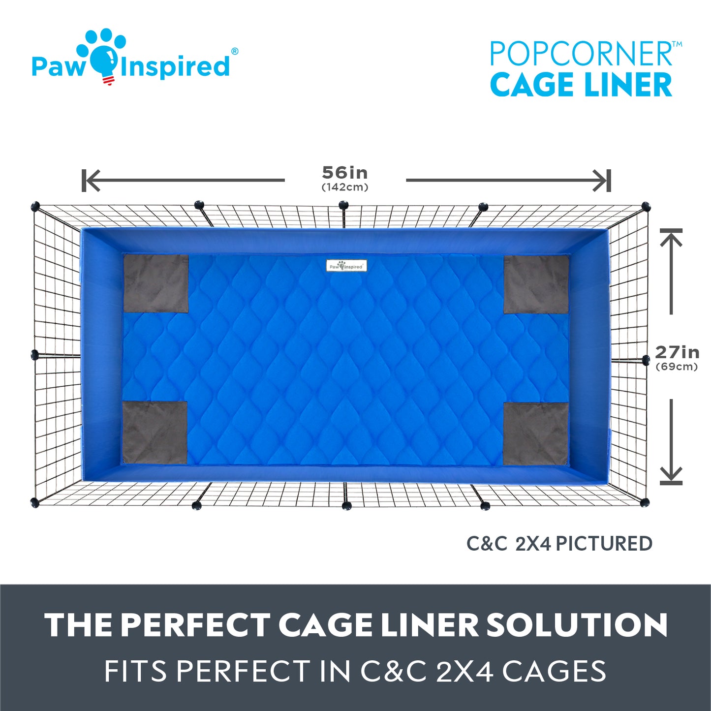 PopCorner® Washable Guinea Pig Cage Liners