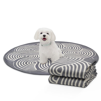 Round Designer Dog Pads