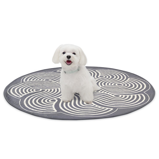 Round Designer Dog Pads
