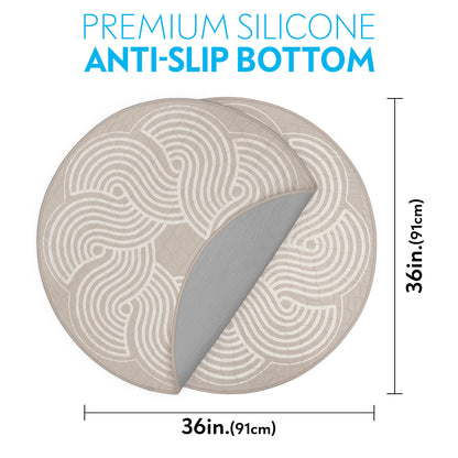 Round Designer Dog Pads