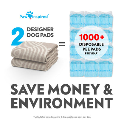 Round Designer Dog Pads