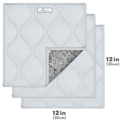 Washable 12”x12” Guinea Pig Cage Liner Pads (3 Count)