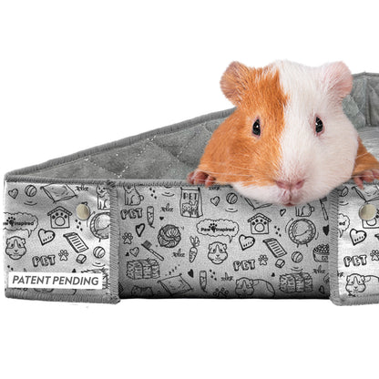 Critter Box® Washable Guinea Pig Cage Liner with Raised Sides