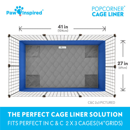 PopCorner® Washable Guinea Pig Cage Liners