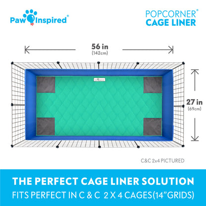 PopCorner® Washable Guinea Pig Cage Liners