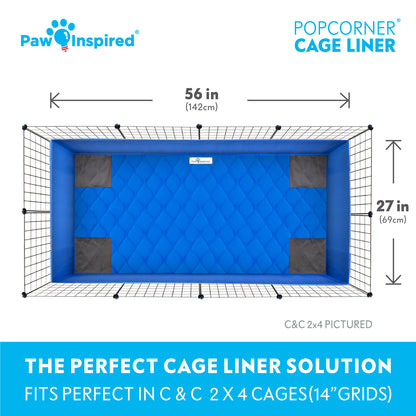 PopCorner® Washable Guinea Pig Cage Liners