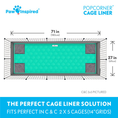 PopCorner® Washable Guinea Pig Cage Liners