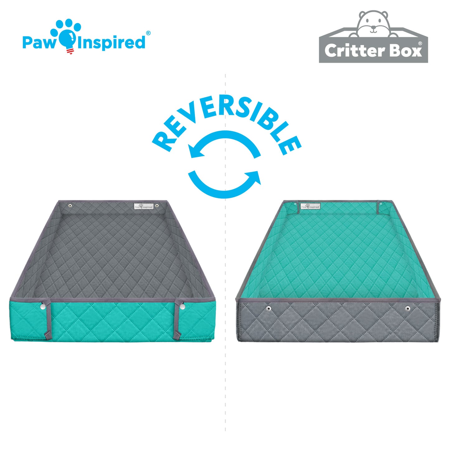 Critter Box® Reversible Cage Liner for Guinea Pigs and Other Small Animals