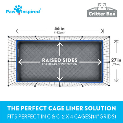 Critter Box® Reversible Cage Liner for Guinea Pigs and Other Small Animals
