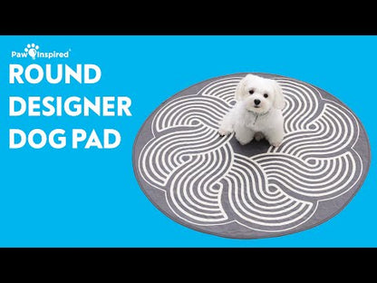 Round Designer Dog Pads