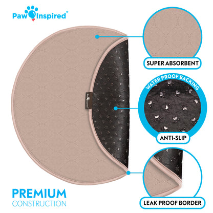 Round Washable Dog Pads