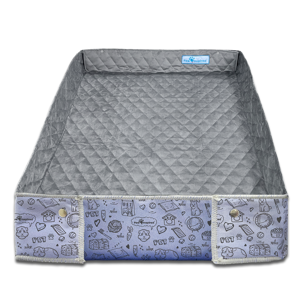 Critter Box® Washable Guinea Pig Cage Liner with Raised Sides