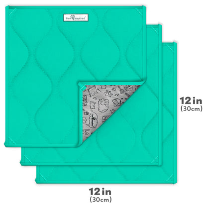 Washable 12”x12” Guinea Pig Cage Liner Pads (3 Count)